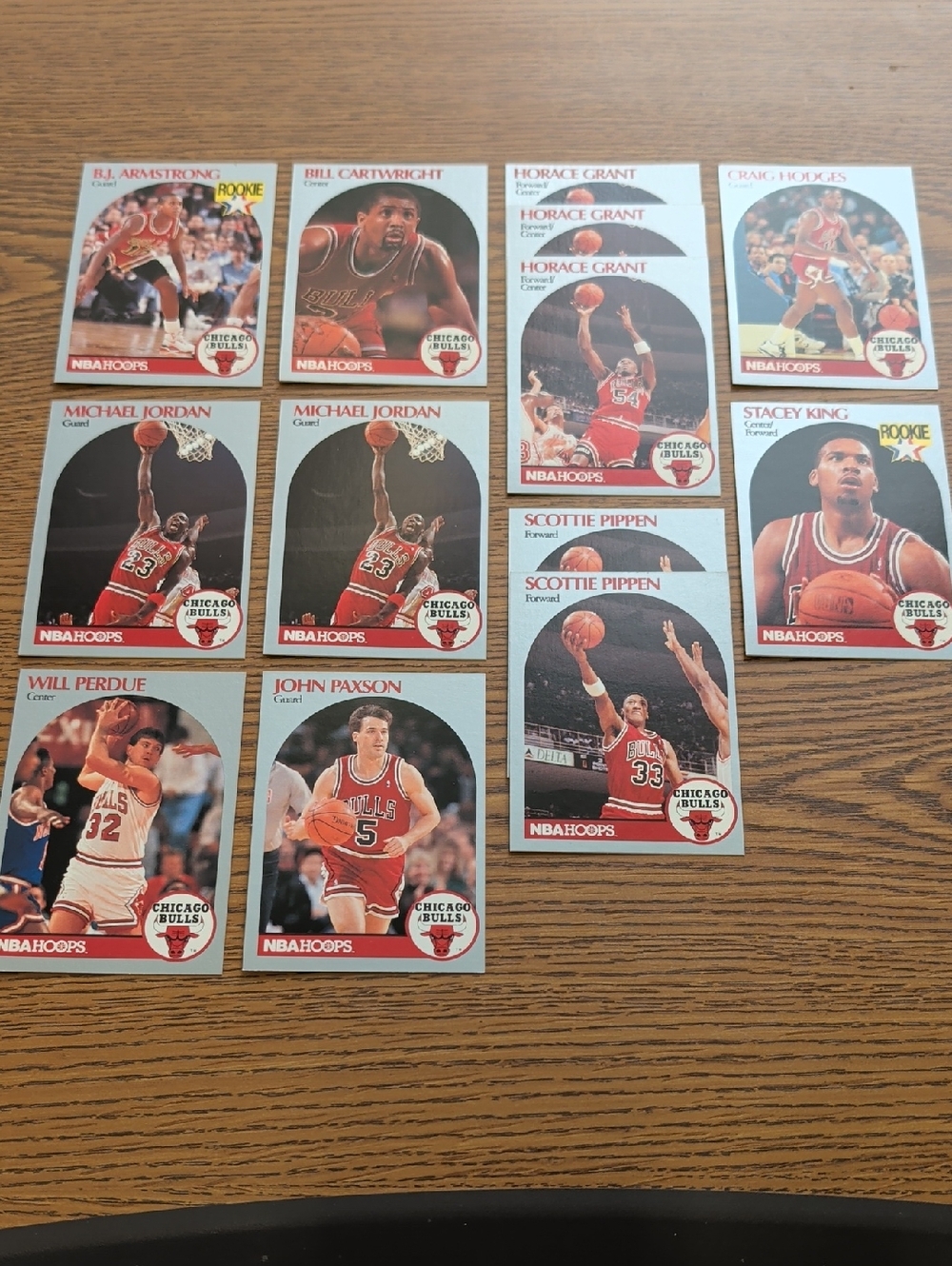 Chicago Bulls Trading Card Set - Red and White
